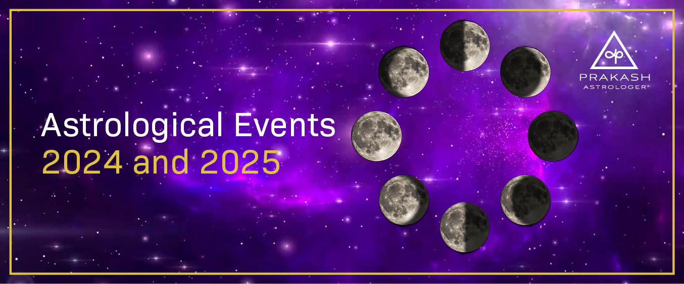 Astrological celestial events 2024 and 2025 Prakash Astrologer