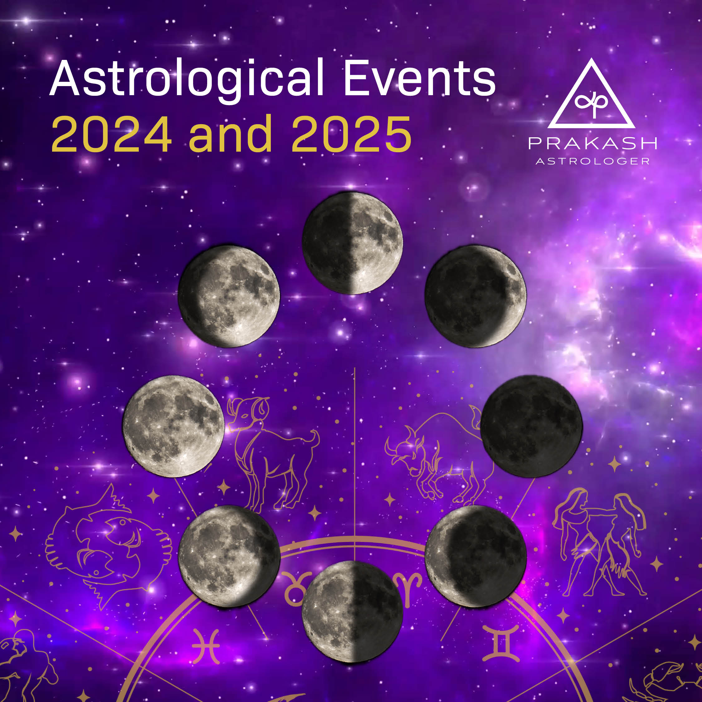 Astrological celestial events 2024 and 2025 Prakash Astrologer